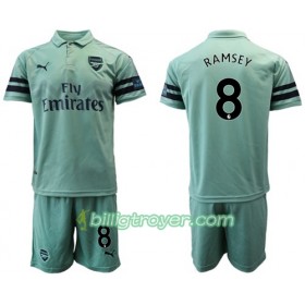 Billige Fotballdrakter Arsenal Ramsey 8 Barn Tredjedraktsett 2018/19 Kortermet